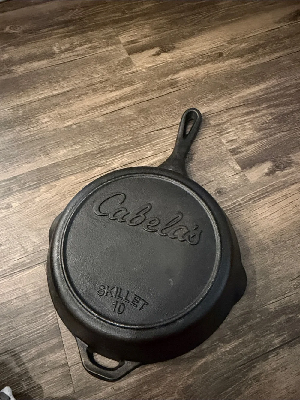 Cabela's Black Cast Iron Skillet - Skillet 10